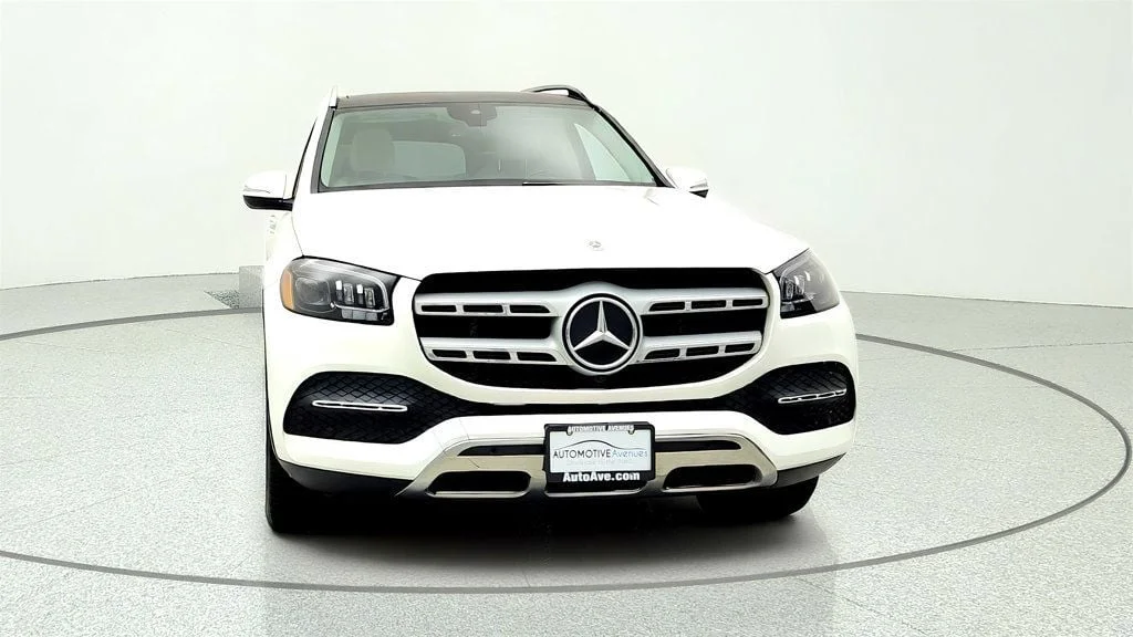 Used 2022 Polar White Mercedes-Benz GLS 450 4MATIC® SUV w/ Warmth & Comfort Pkg & Panorama Roof image 2