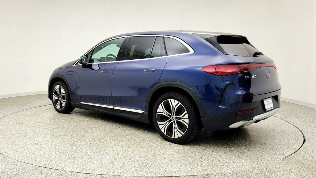 Used 2023 Twilight Blue Metallic Mercedes-Benz EQE 350 4MATIC® SUV w/ Ventilated Nappa Leather Seats image 7