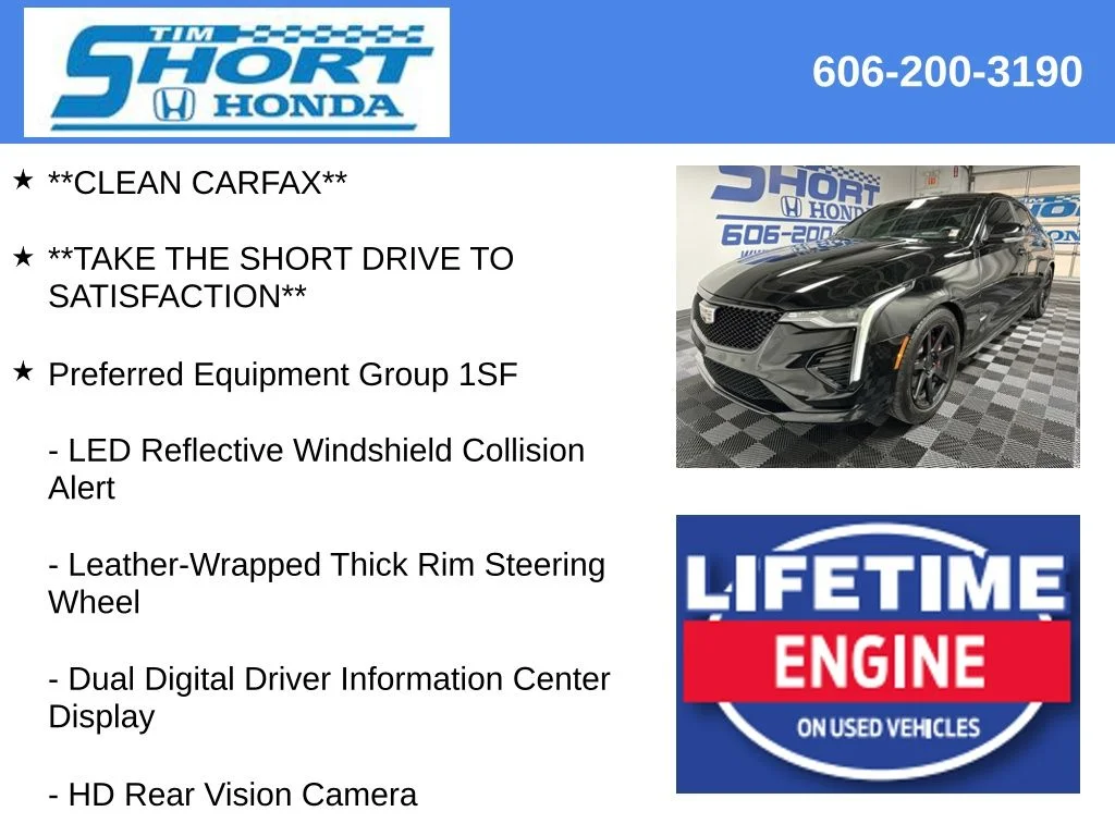 Used 2022 Black Cadillac V-Series image 5
