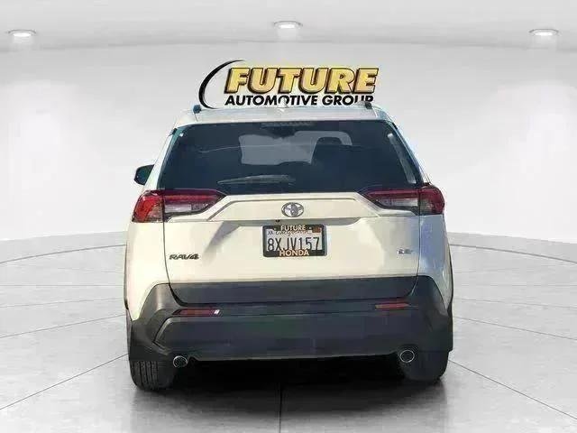Used 2021 White Toyota LE image 8