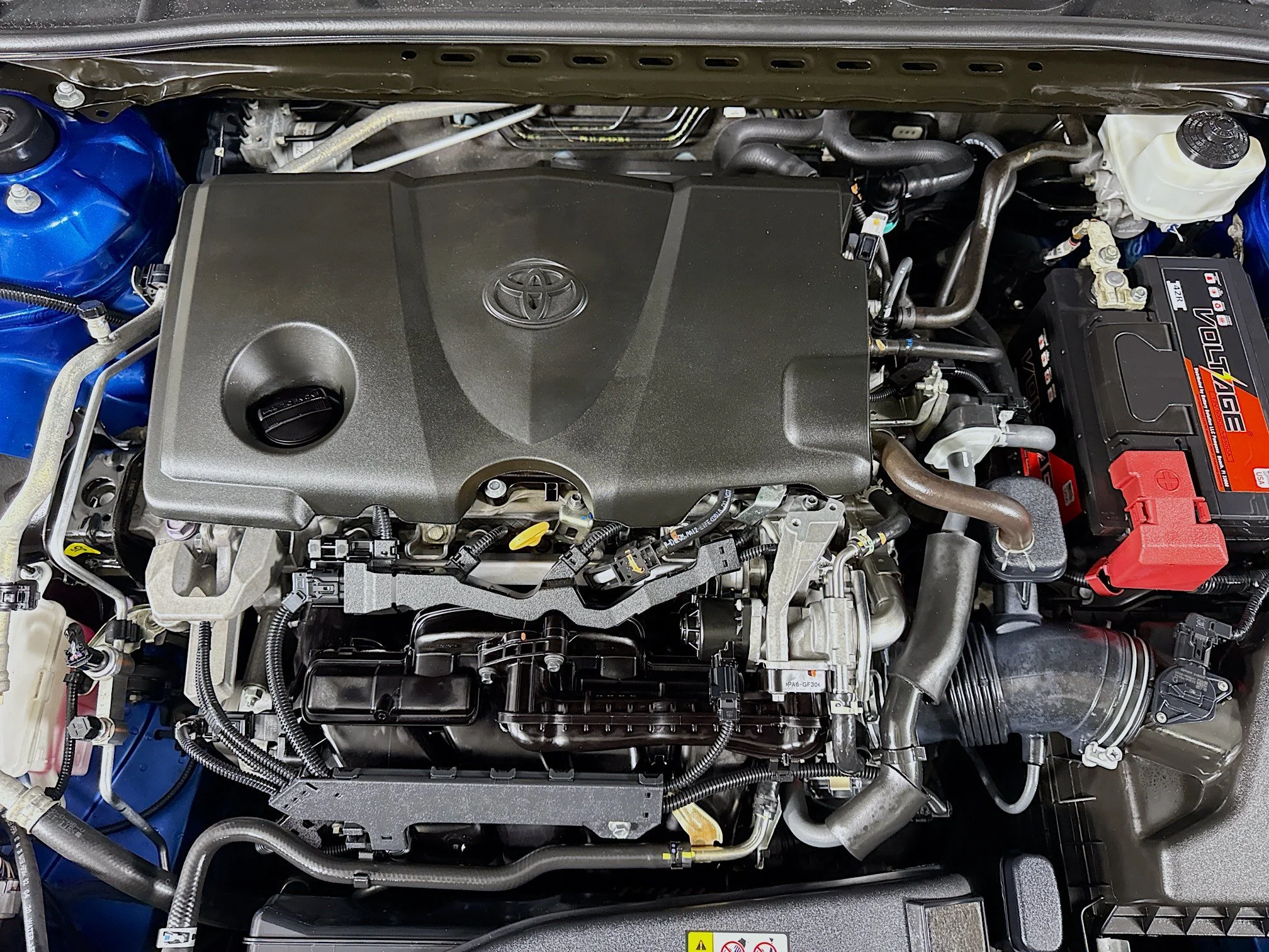 Used 2020 Blue Streak Metallic Toyota SE image 34