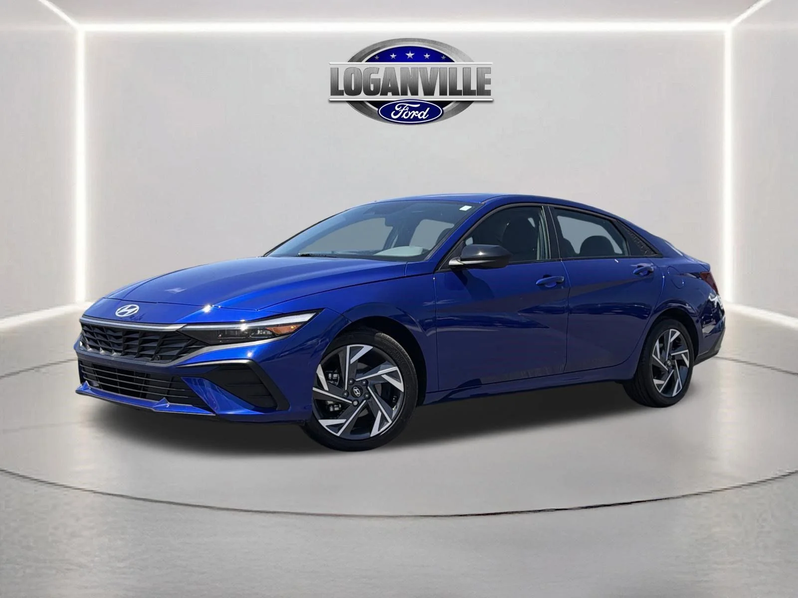 Certified Used 2025 Intense Blue Hyundai SEL Sport image 1