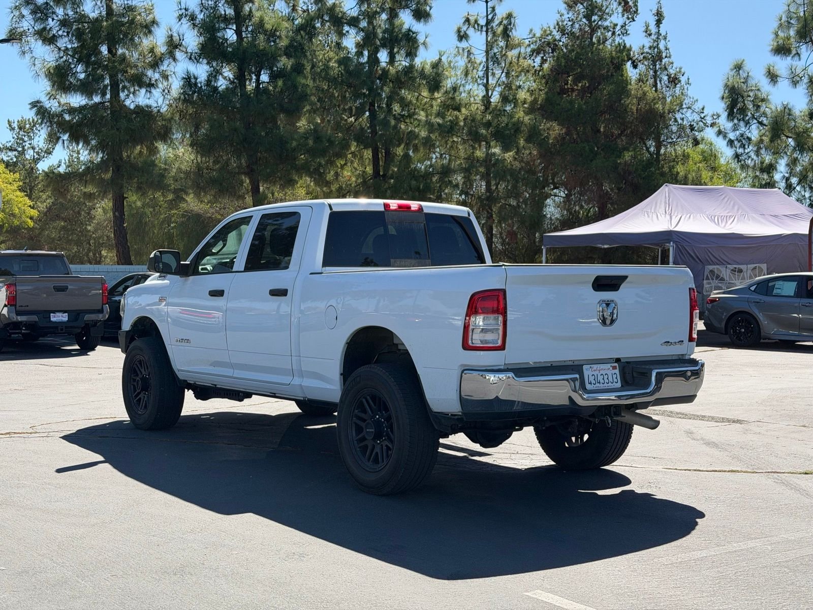 Used 2022 Bright White Clearcoat Ram Tradesman image 3
