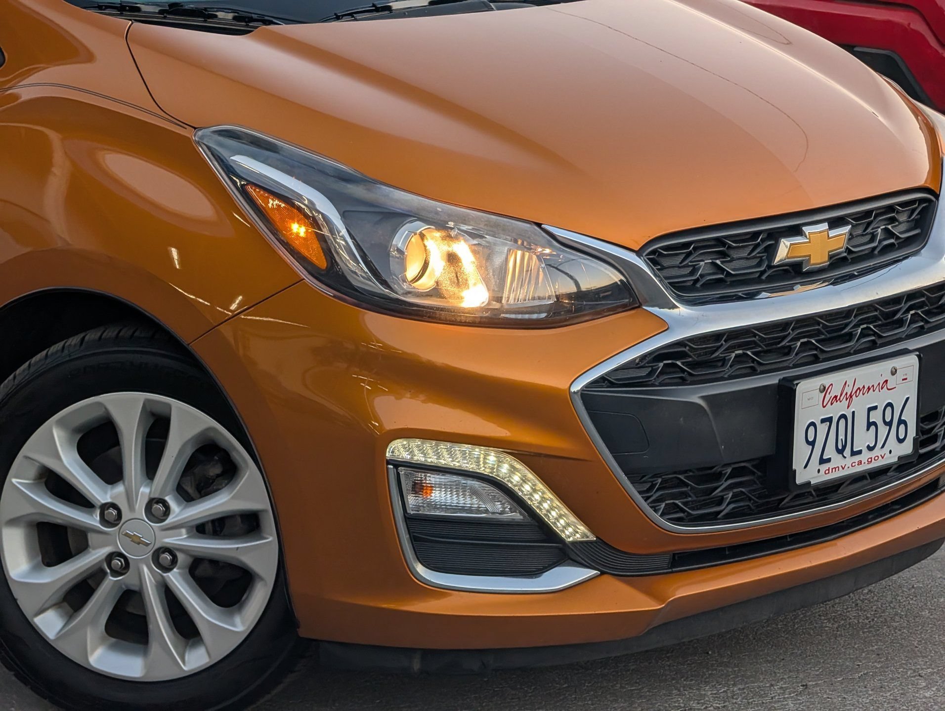 Certified Used 2019 ORANGE BURST METALLIC Chevrolet LT image 3
