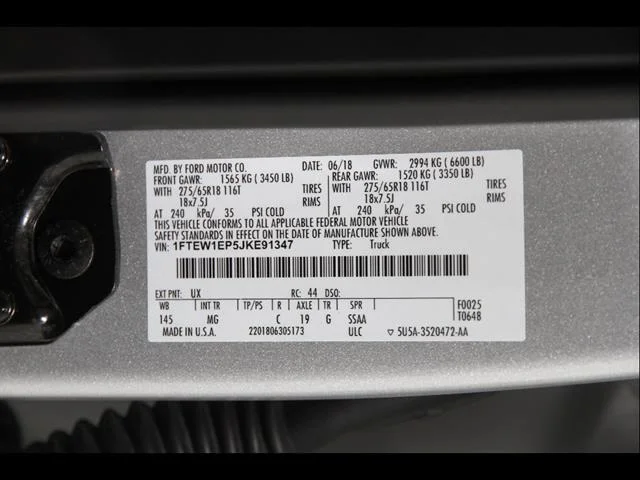 Used 2018 Ingot Silver Ford XLT image 50