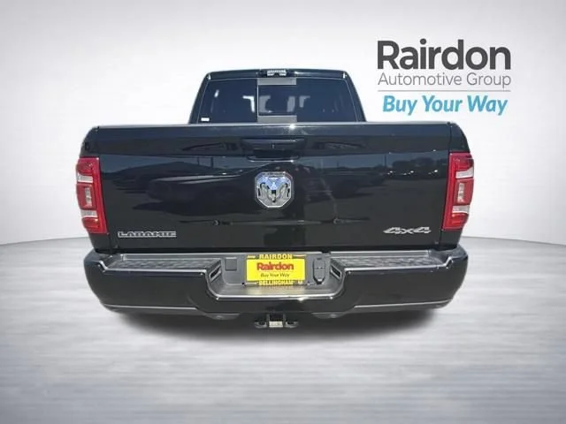 Used 2024 Diamond Black Crystal Pearlcoat Ram Laramie image 6
