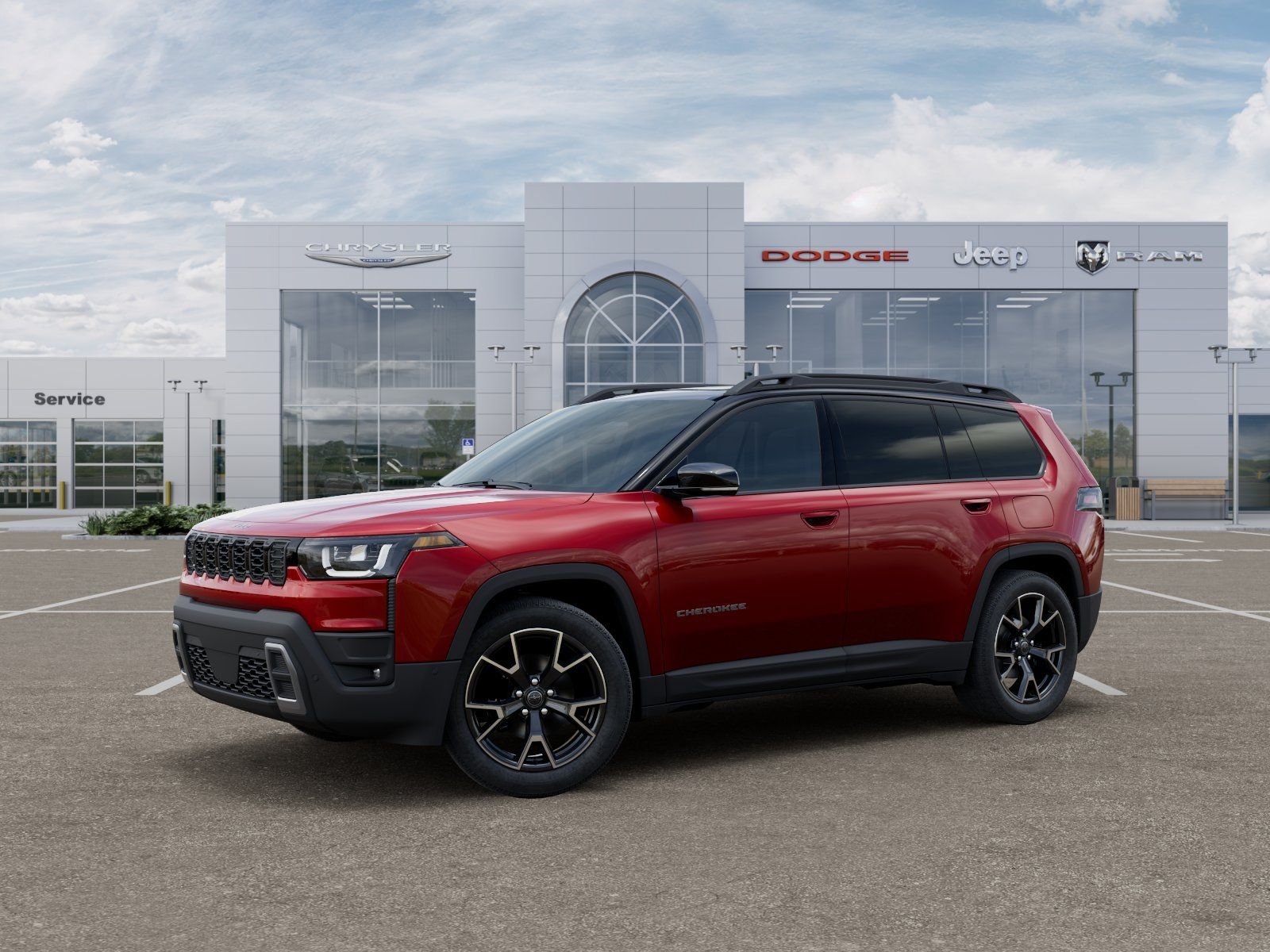 New 2026 Red Hot Pearl-Coat Exterior Paint Jeep Overland image 2