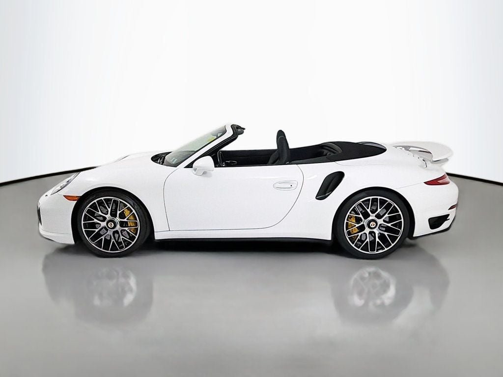 Used 2014 White Porsche Turbo Cabriolet image 2
