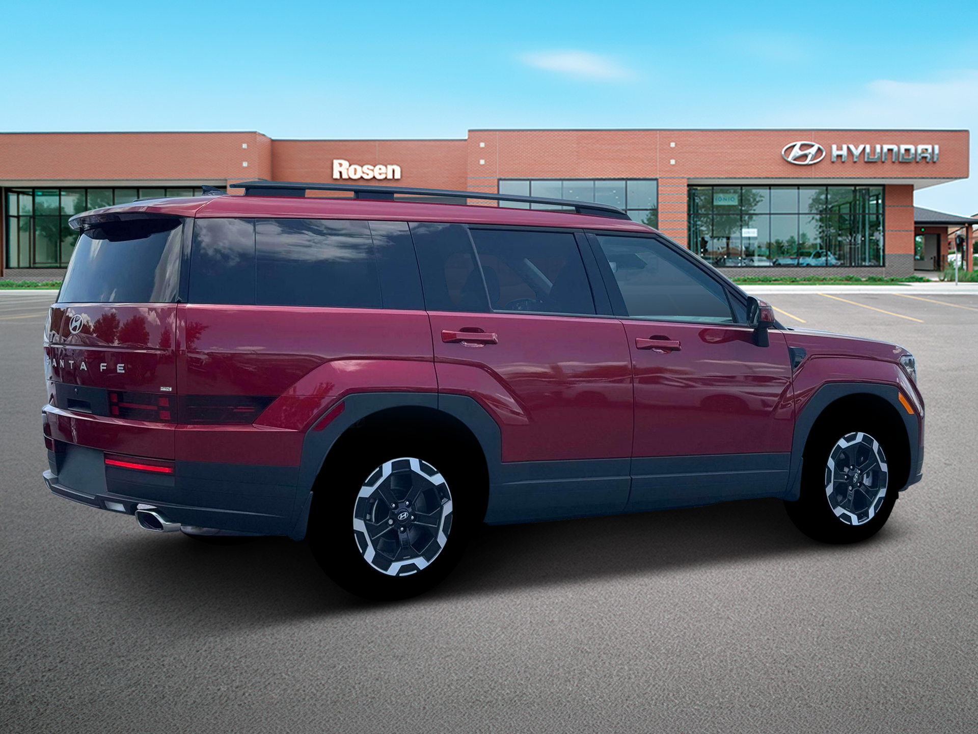 New 2026 Red Hyundai SEL AWD image 8