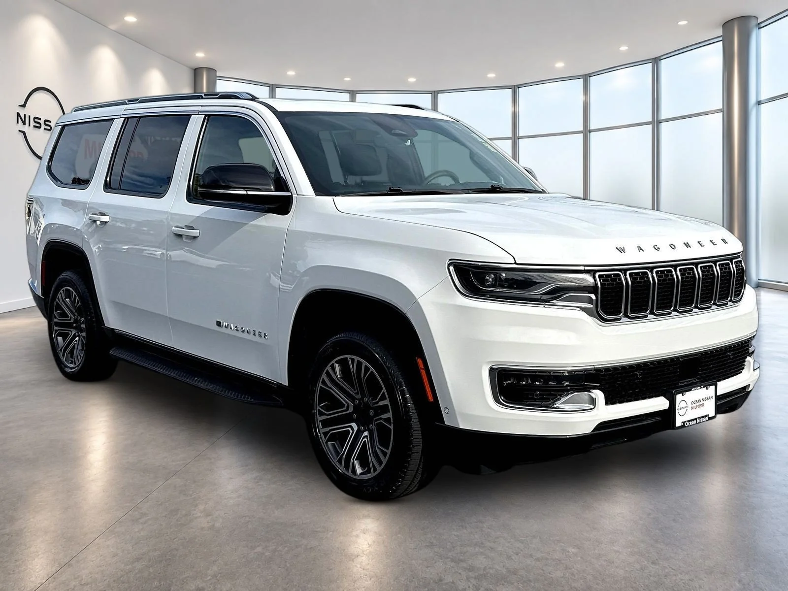 Used 2023 Bright White Clearcoat Jeep Base image 3