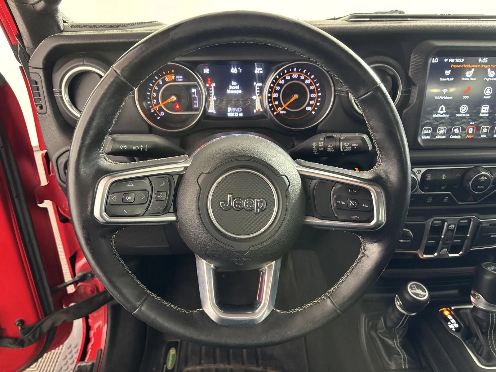Used 2020 Firecracker Red Clearcoat Jeep Sahara image 25