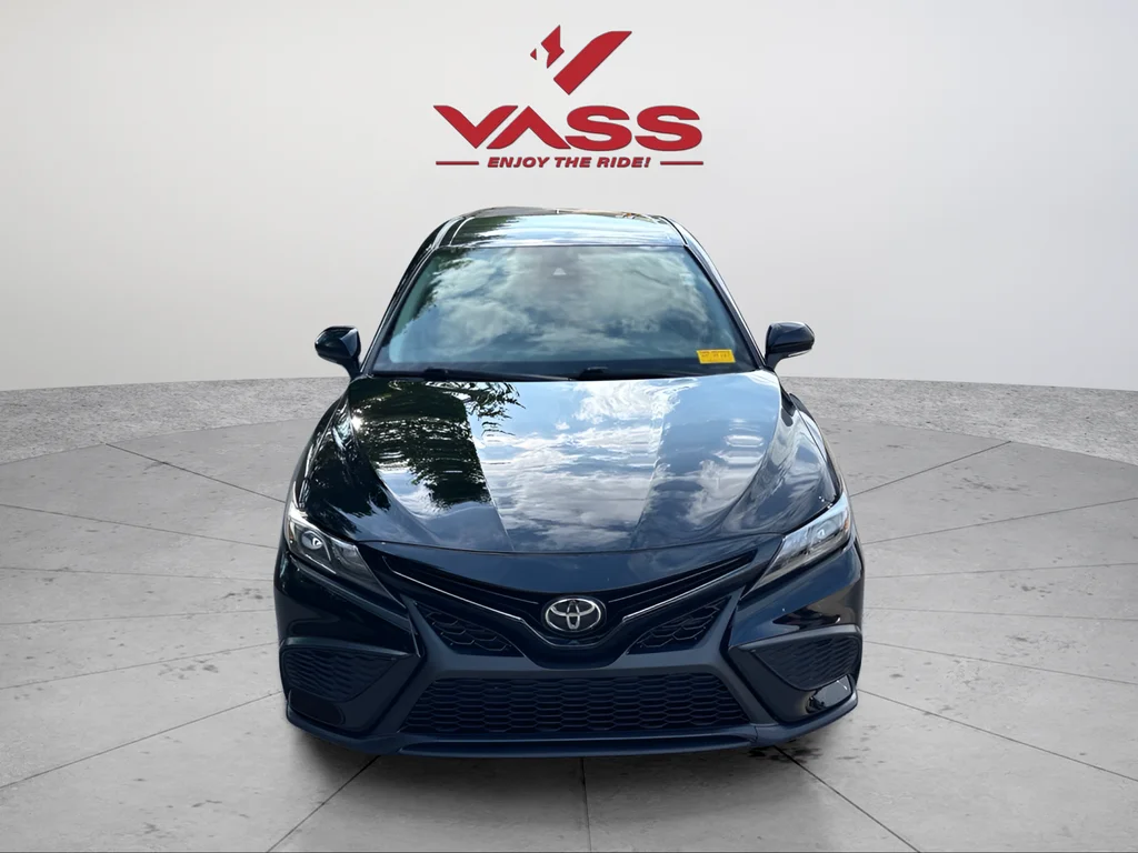 Used 2023 Midnight Black Metallic Toyota SE image 8
