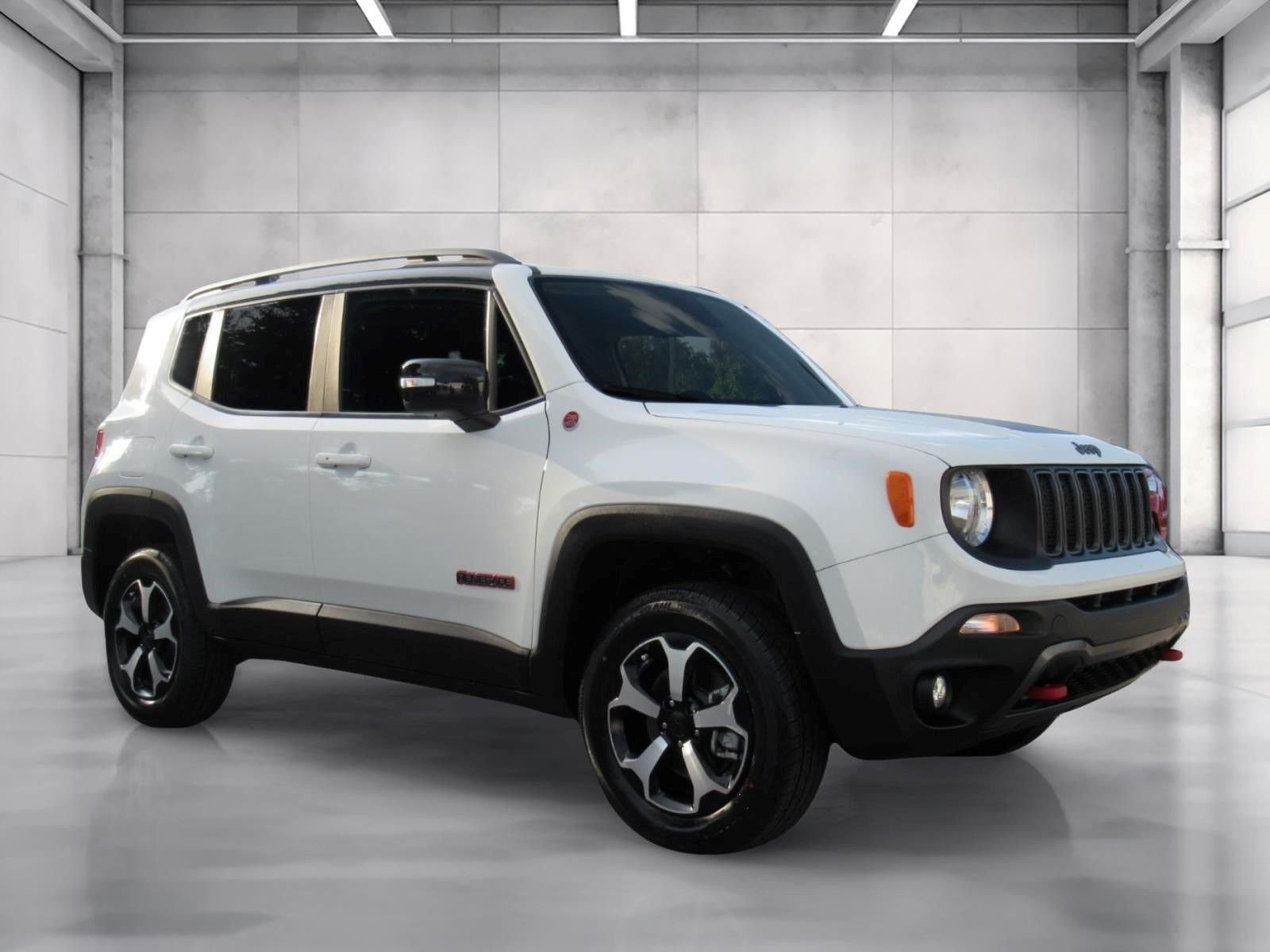 Certified Used 2022 White Jeep Trailhawk image 1
