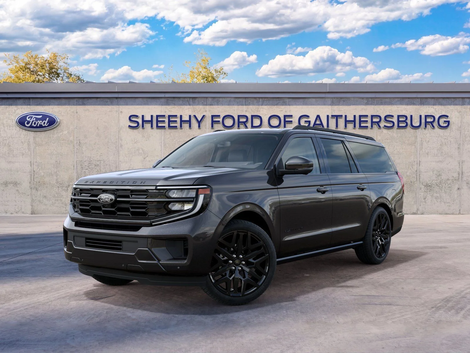 New 2027 Dark Matter Gray Metallic Ford Platinum image 3