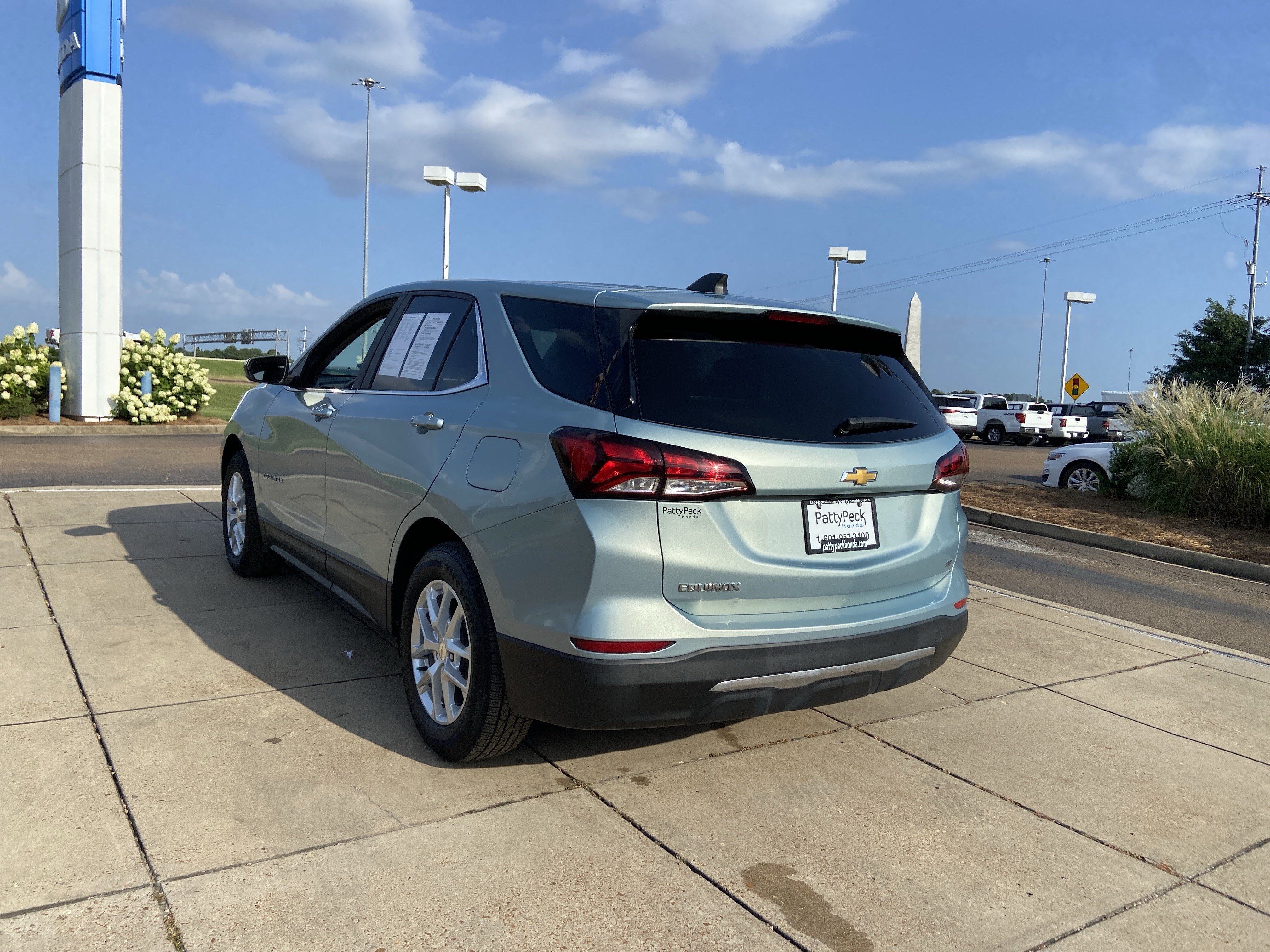 Used 2022 Seaglass Blue Metallic Chevrolet LT image 9