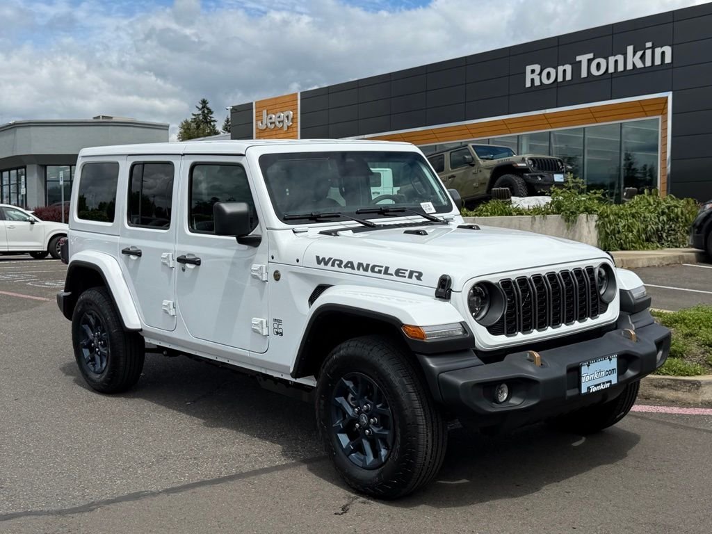New 2026 Bright White Clearcoat Jeep 85th Anniversary Edition image 2