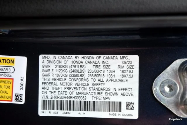 Certified Used 2024 Canyon River Blue Metallic Honda 1.5T 2WD EX image 42