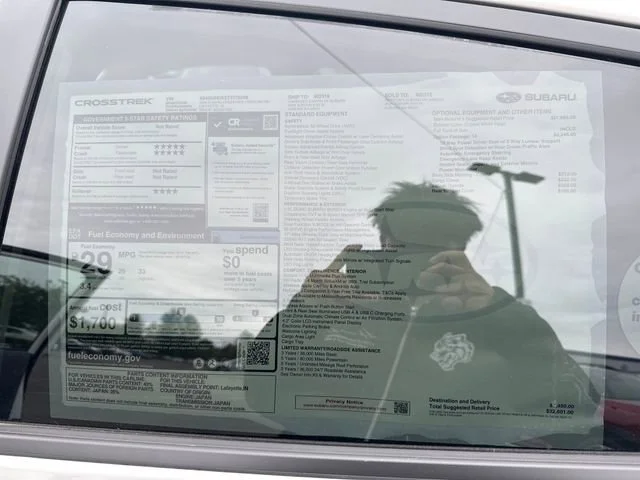 New 2026 CRYSTAL WHITE PEARL Subaru Premium image 34