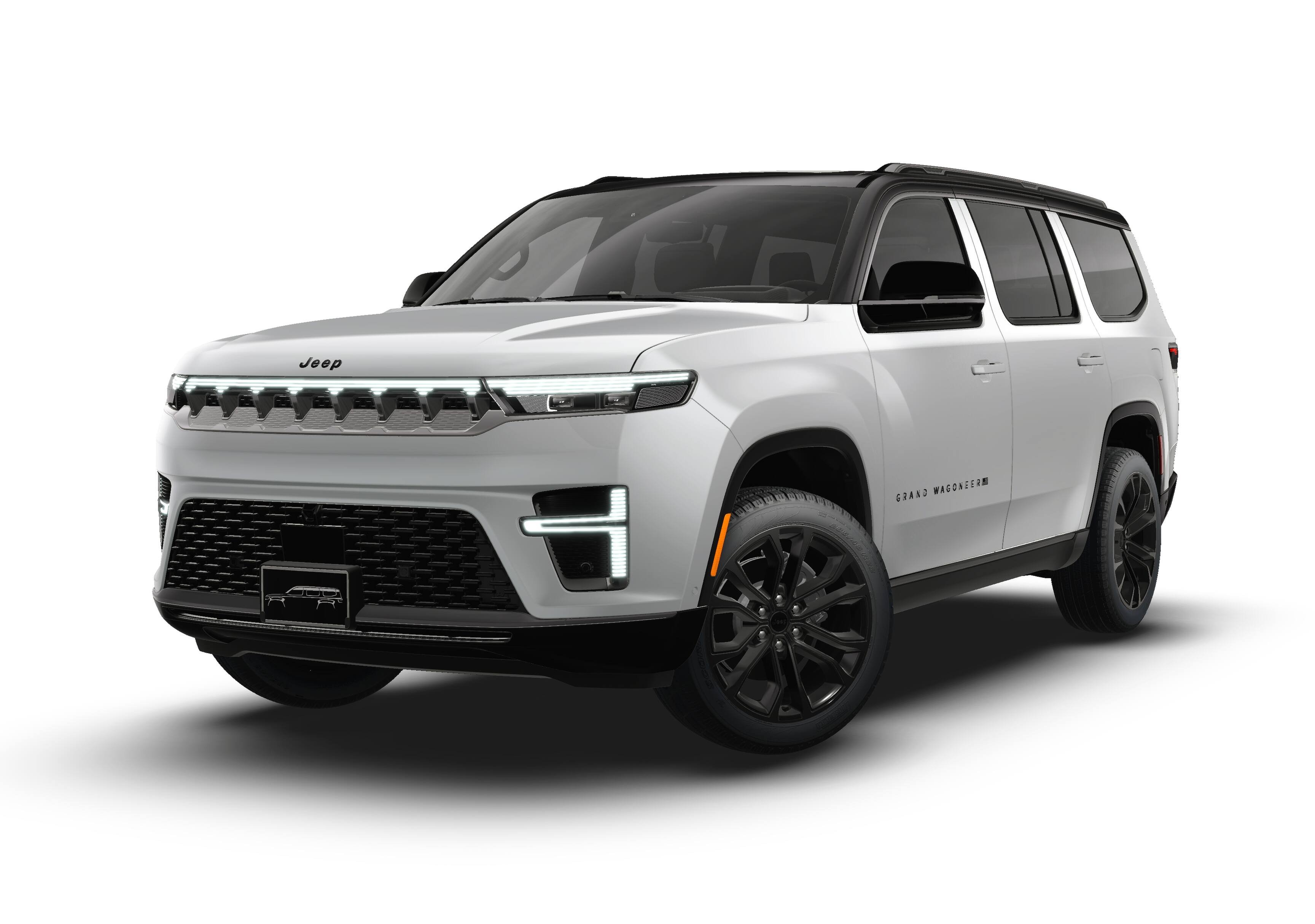 New 2026 Bright White Clear-Coat Exterior Paint Jeep Grand Wagoneer image 13