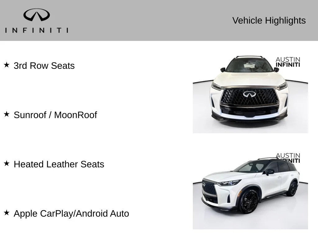 Certified Used 2027 Black INFINITI SPORT image 3