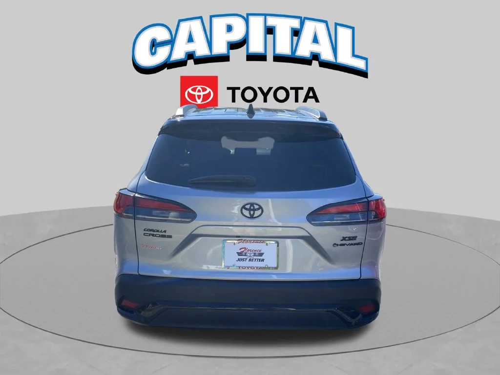 Used 2025 Silver Toyota Hybrid XSE image 12