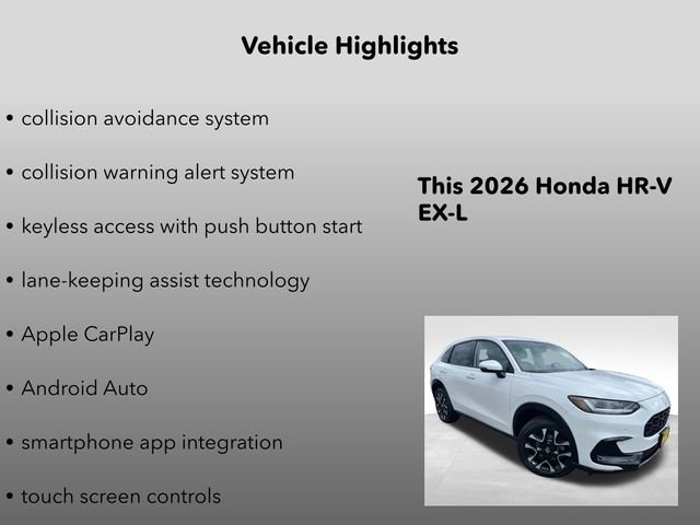New 2026 Platinum White Pearl Honda EX-L image 10