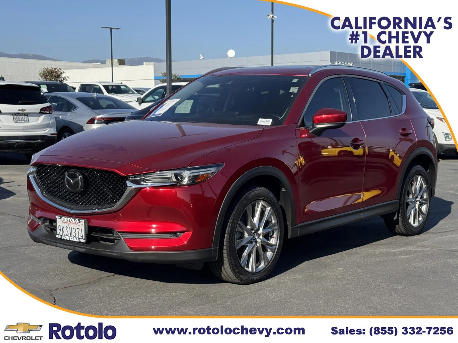 Used 2021 Soul Red Crystal Metallic Mazda Grand Touring Reserve image 3