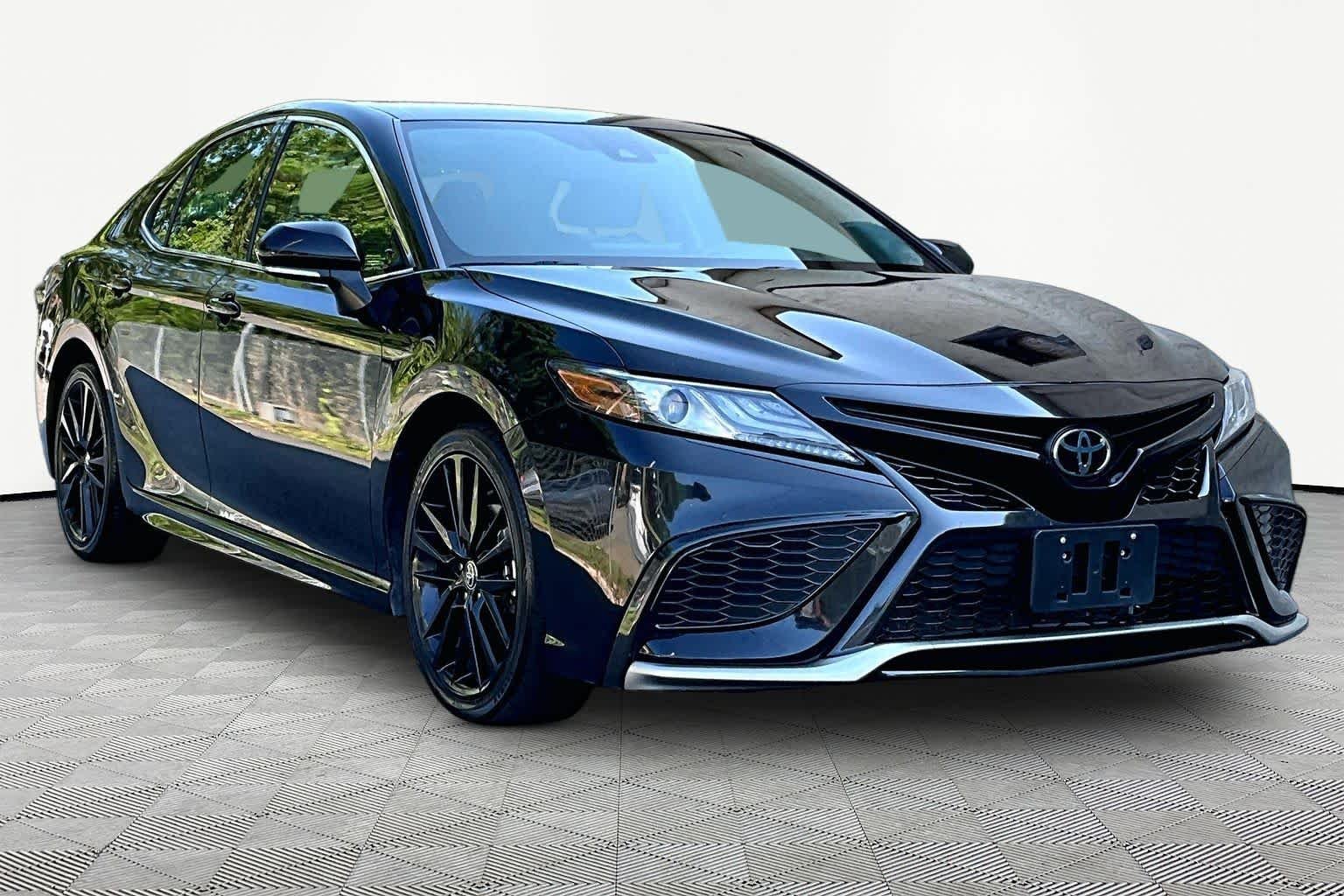 Used 2024 Midnight Black Metallic Toyota XSE image 3