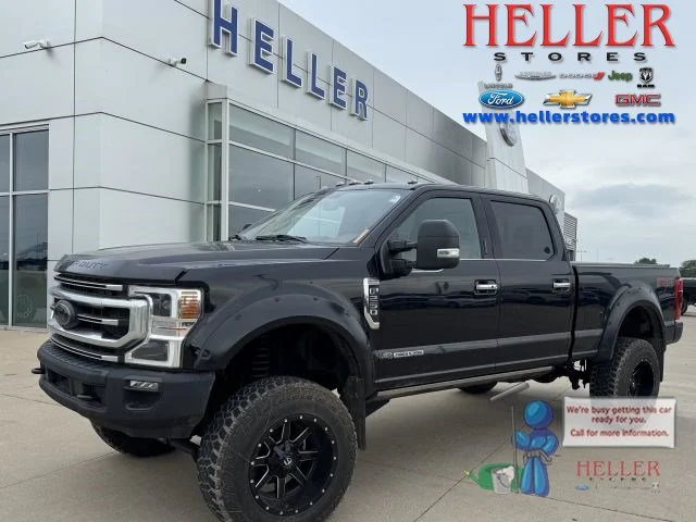 Used 2022 Agate Black Metallic Ford Platinum image 1