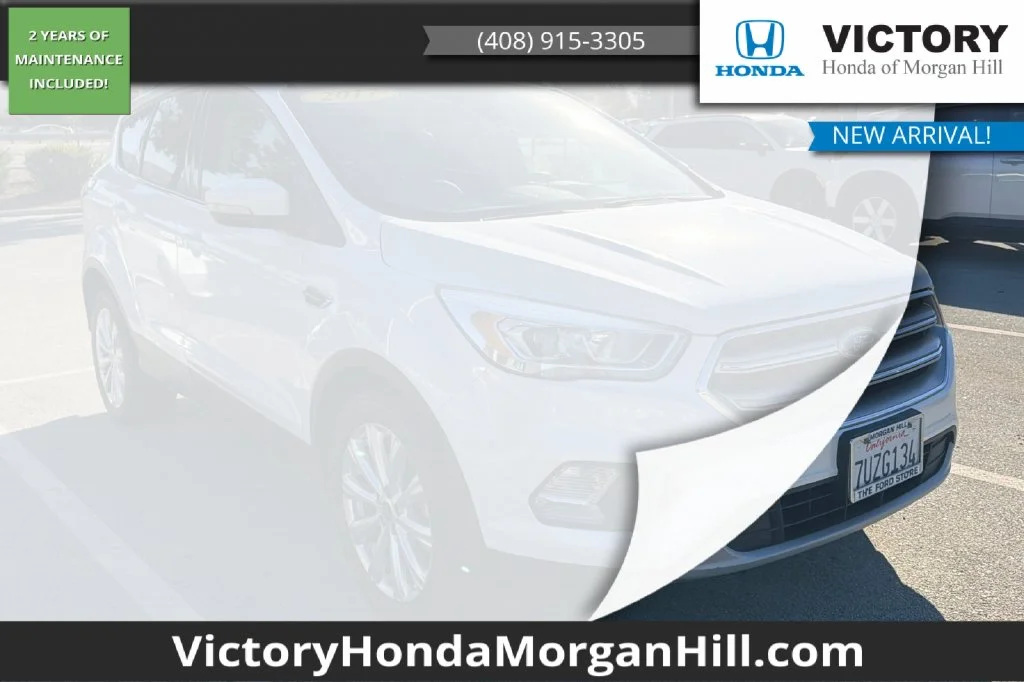 Used 2017 White Platinum Clearcoat Metallic Ford Titanium image 1
