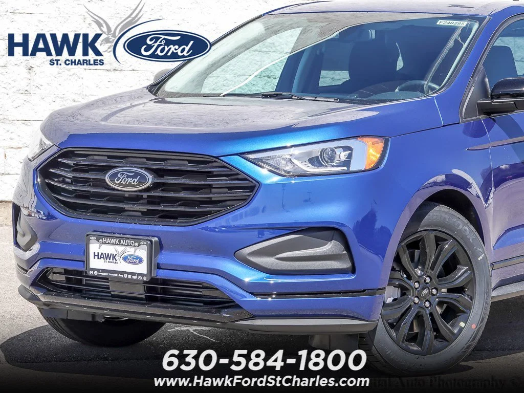 New 2024 Atlas Blue Metallic Ford SE image 1