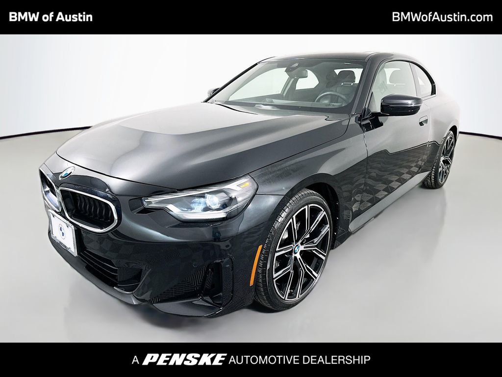 Certified Used 2023 Black Sapphire Metallic BMW 230i xDrive image 1