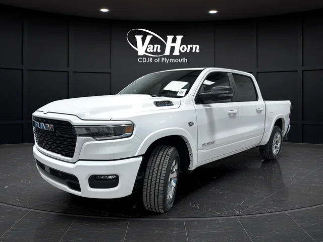 New 2026 Bright White Clear-Coat Exterior Paint RAM Big Horn/Lone Star image 3