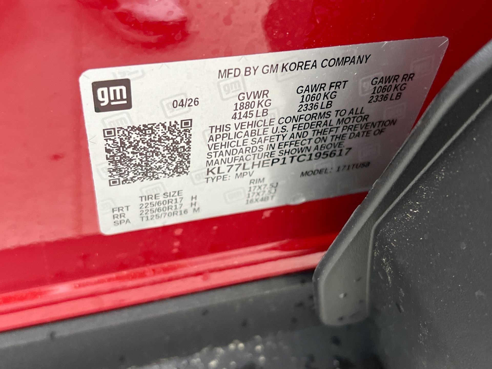New 2026 Apex Red Chevrolet LT image 61