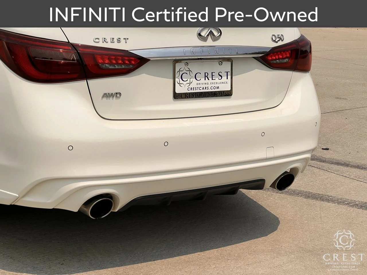Certified Used 2023 Pure White INFINITI LUXE image 6