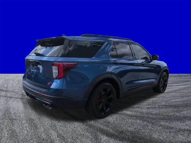 Used 2021 Atlas Blue Metallic Ford ST image 4