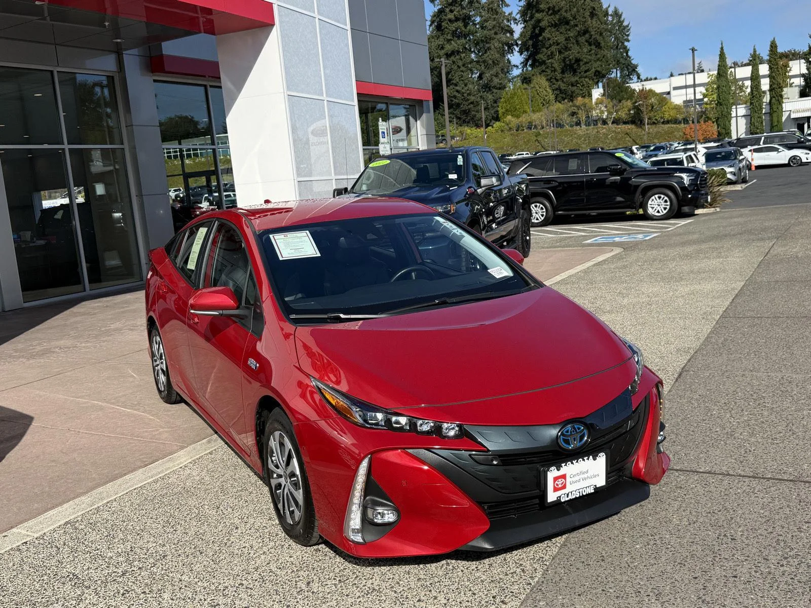 Used 2021 Supersonic Red Toyota Limited image 10