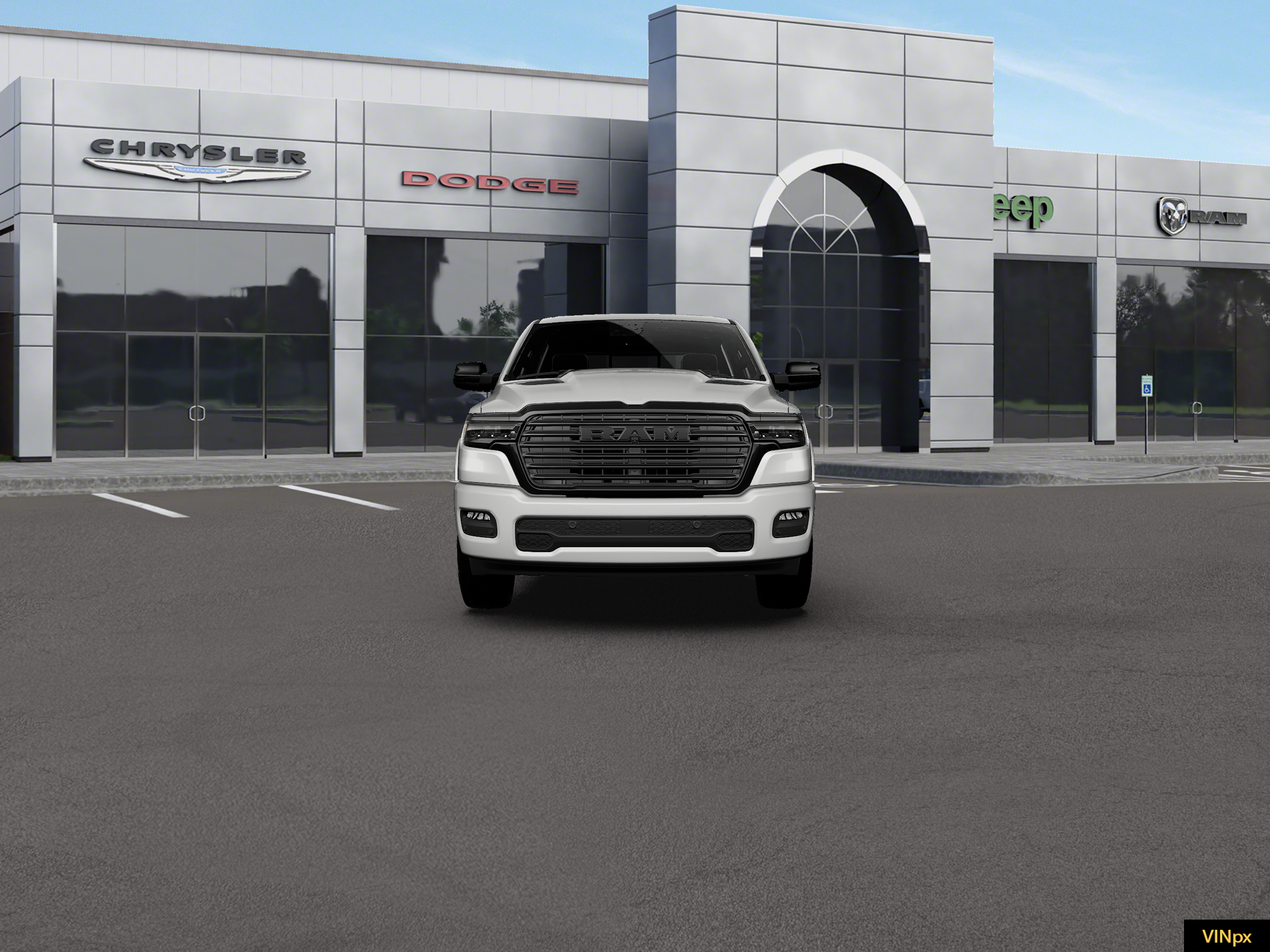 New 2027 Bright White Clear-Coat Exterior Paint RAM LARAMIE image 5