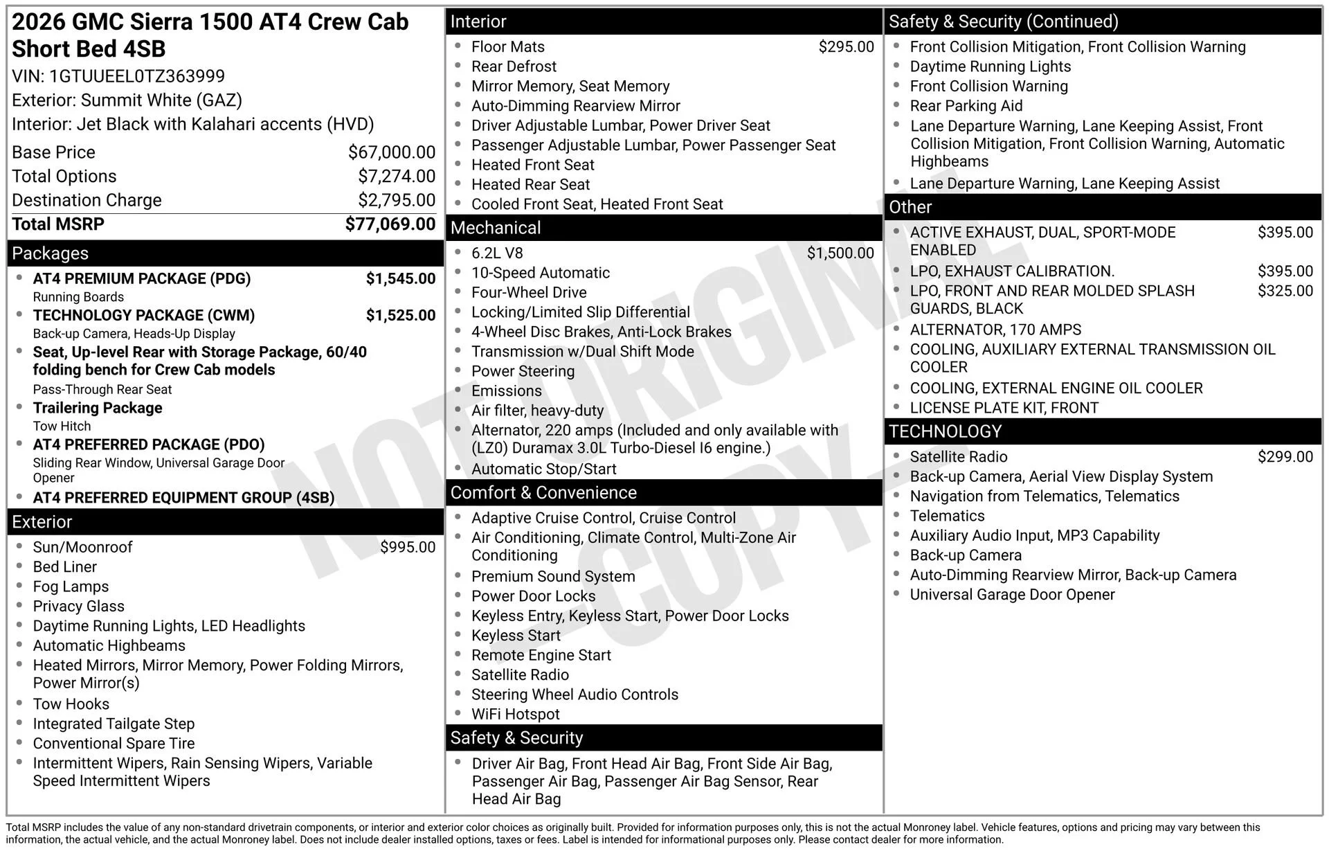 2026 GMC Sierra 1500 AT4 - Photo 3