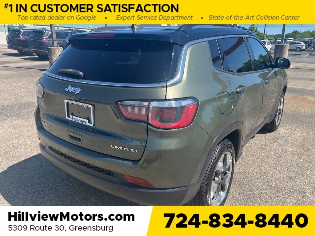 Used 2019 Olive Green Pearlcoat Jeep Limited image 7
