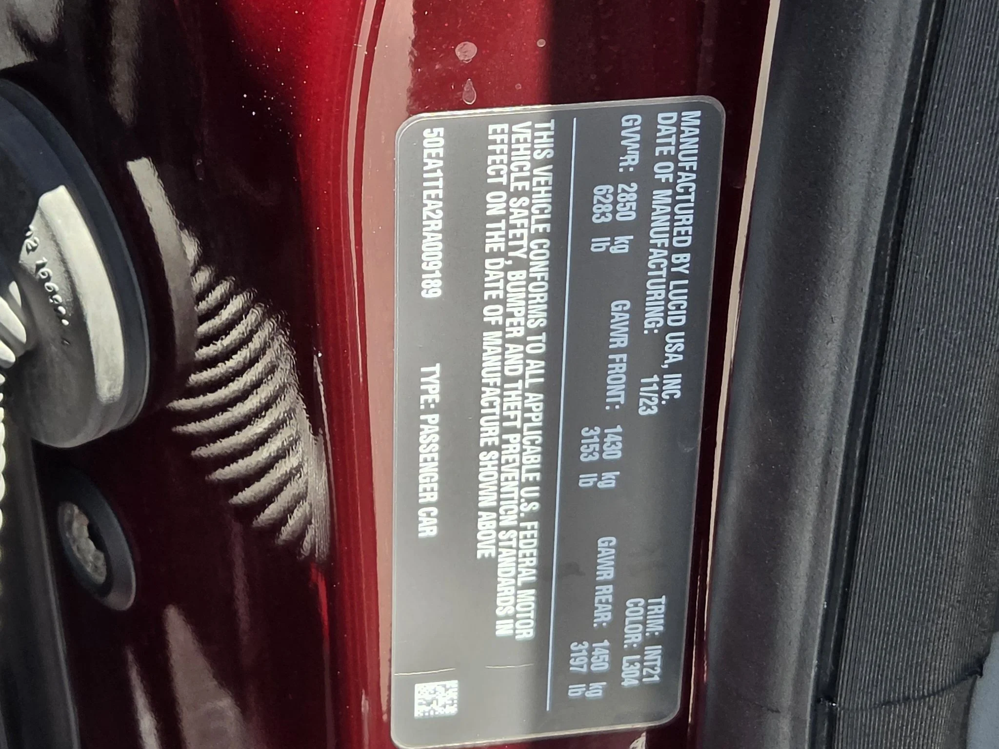 Used 2024 Zenith Red Metallic Lucid Touring image 37