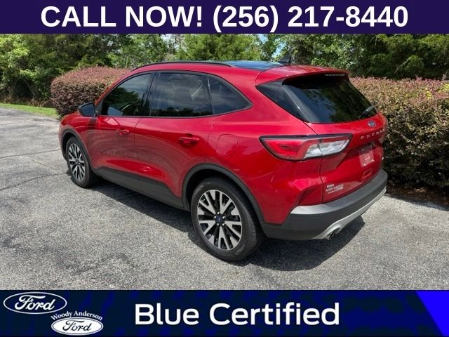 Certified Used 2020 Rapid Red Metallic Tinted Clearcoat Ford SE Sport image 4