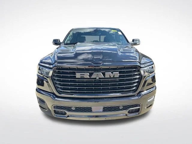 New 2026 Diamond Black Crystal Pearl-Coat Exterior Paint RAM Laramie image 2