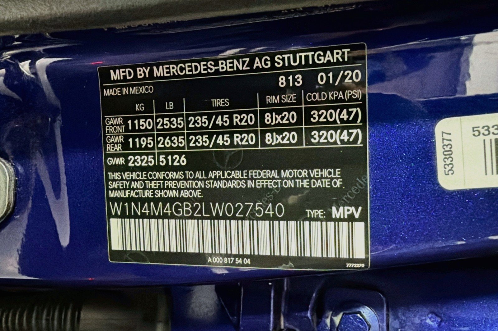 Used 2020 Galaxy Blue Metallic Mercedes-Benz 250 image 24