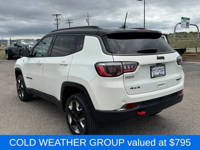 Used 2018 White Jeep Trailhawk 4x4 image 3