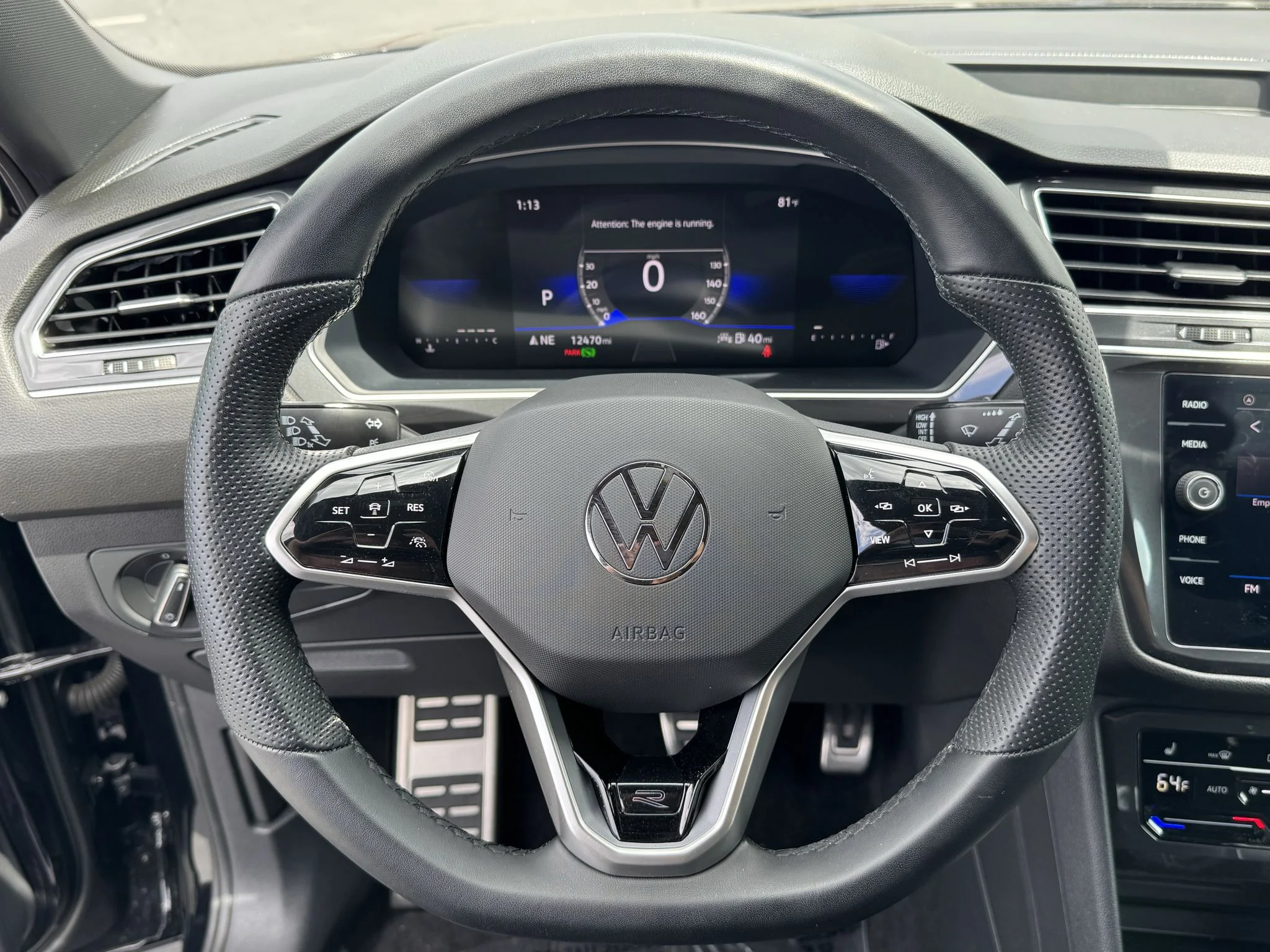 Used 2023 Deep Black Pearl Volkswagen SE R-Line Black image 18