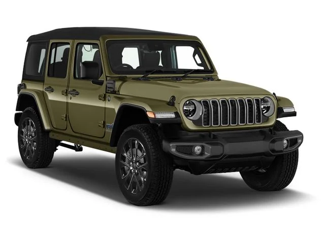 Used 2023 Sarge Green Clearcoat Jeep Sahara 4xe image 1