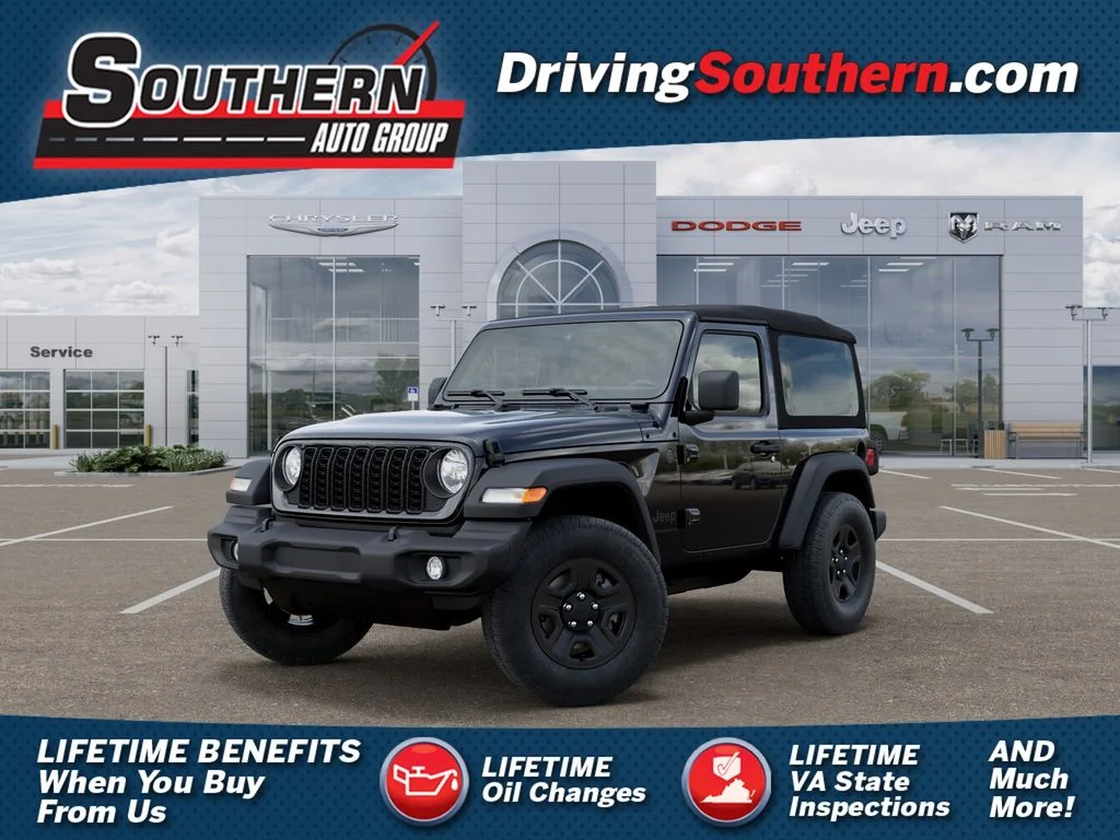 New 2026 Black Clearcoat Jeep Sport image 1
