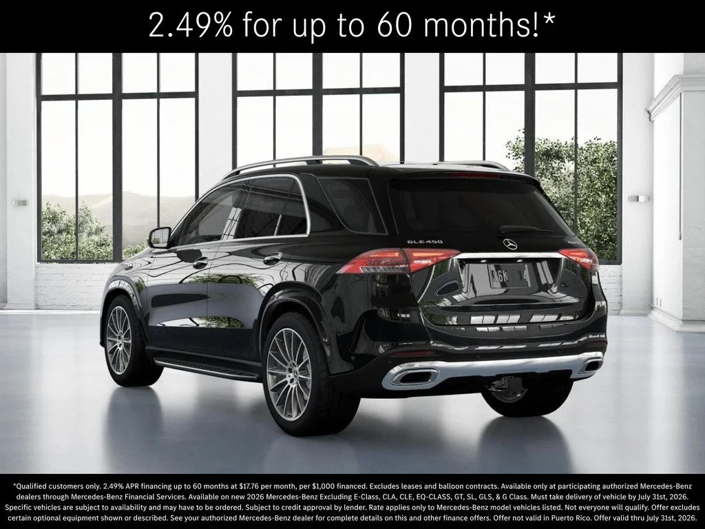 New 2026 Obsidian Black Metallic Mercedes-Benz GLE 450 image 28