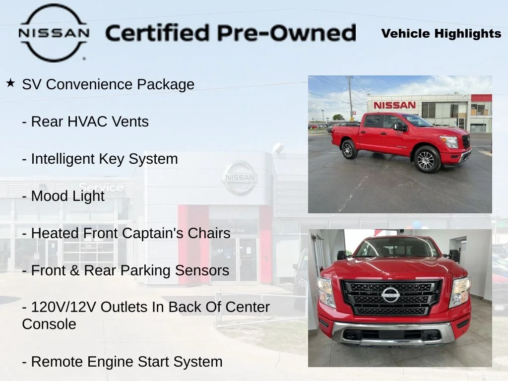 Used 2024 Red Nissan SV image 34